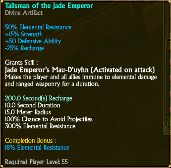 Talisman of the Jade Emperor